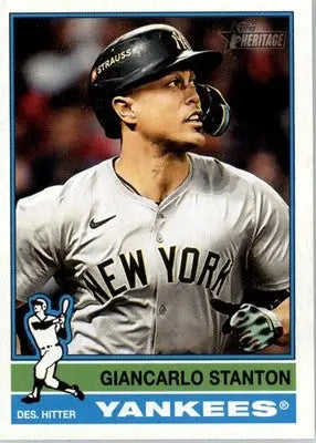 Giancarlo Stanton - 2025 Topps Heritage - #212 - Baseball - Baseball Card Single