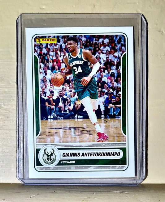 Giannis Antetokounmpo 2023-24 Panini NBA Basketball #91 Card Milwaukee Bucks - Basketball Card Single
