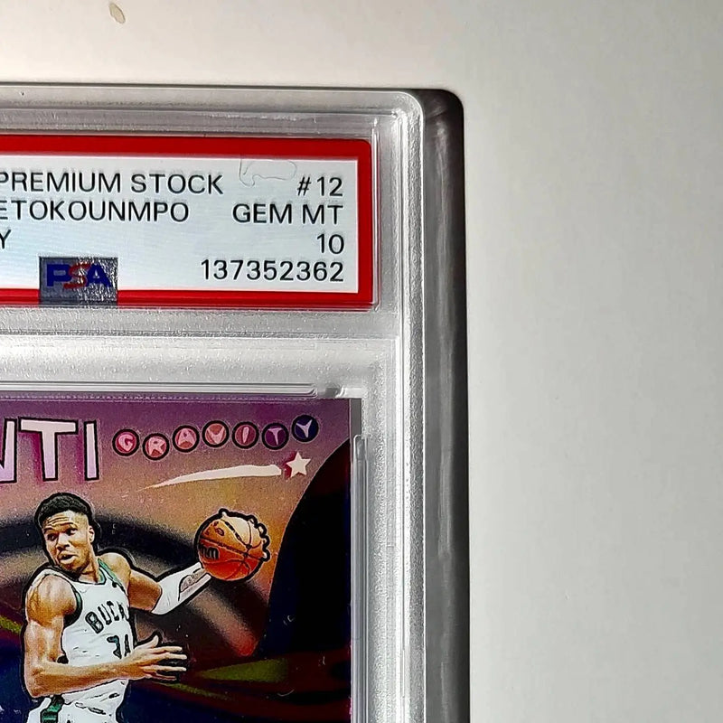 Giannis Antetokounmpo 2023 Panini Hoops Premium Anti Gravity #12 PSA 10 Gem Mint