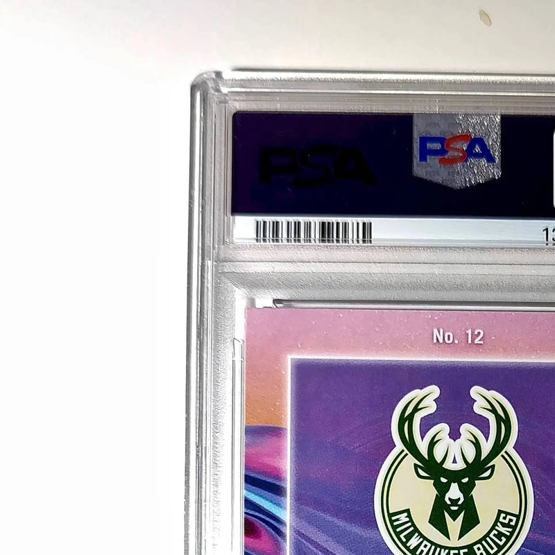 Giannis Antetokounmpo 2023 Panini Hoops Premium Anti Gravity #12 PSA 10 Gem Mint