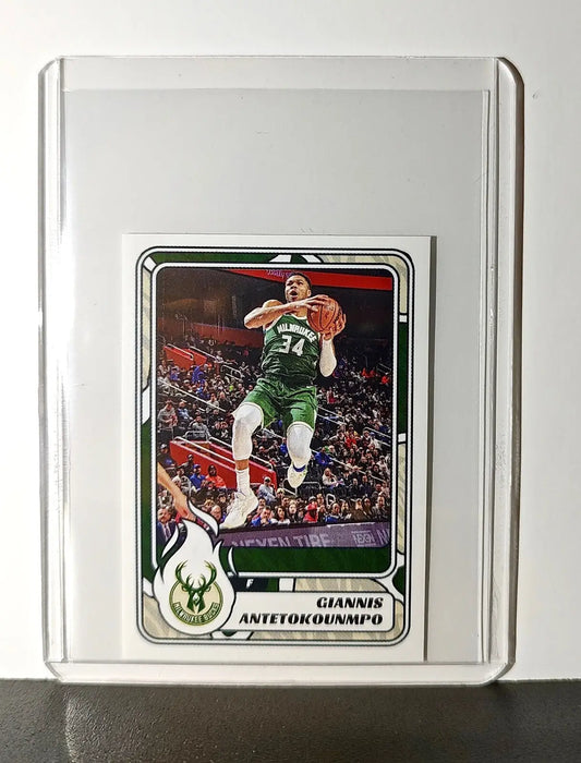 Giannis Antetokounmpo 2024-25 Panini NBA #216 Sticker Card Milwaukee Bucks