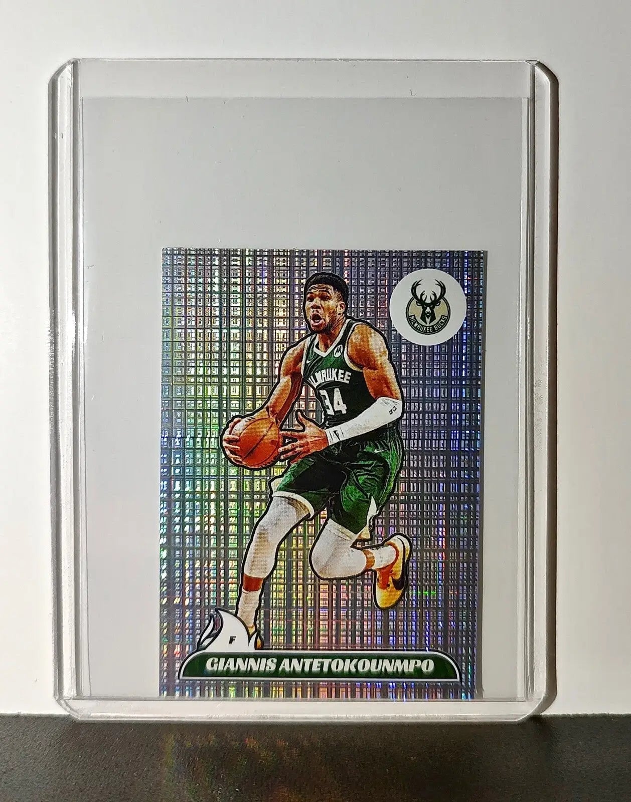 Giannis Antetokounmpo 2024-25 Panini NBA #228 Foil Sticker Card Milwaukee Bucks