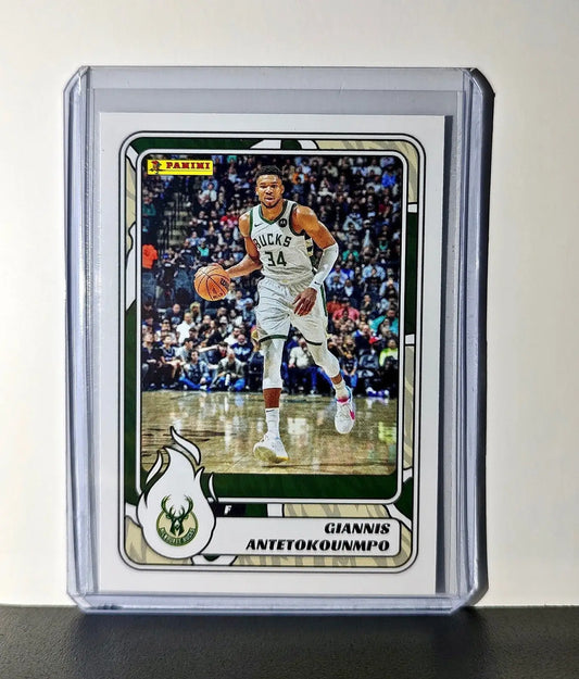 Giannis Antetokounmpo 2024-25 Panini NBA #51 Sticker Card Milwaukee Bucks - Basketball Card Single