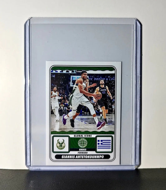 Giannis Antetokounmpo Global Icons 2024-25 Panini NBA 65 Sticker Milwaukee Bucks - Basketball Card Single
