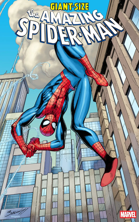 Upside-down Spider-Man comic book from Giant-Size Amazing Spider-Man #1 Mark Bagley Variant