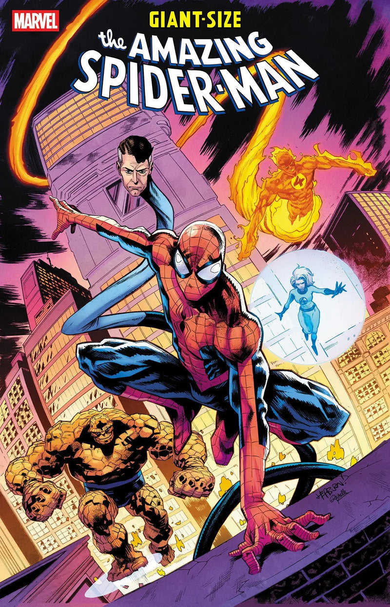 Comic book cover of Giant-Size Amazing Spider-Man Scott Hepburn Variant edition
