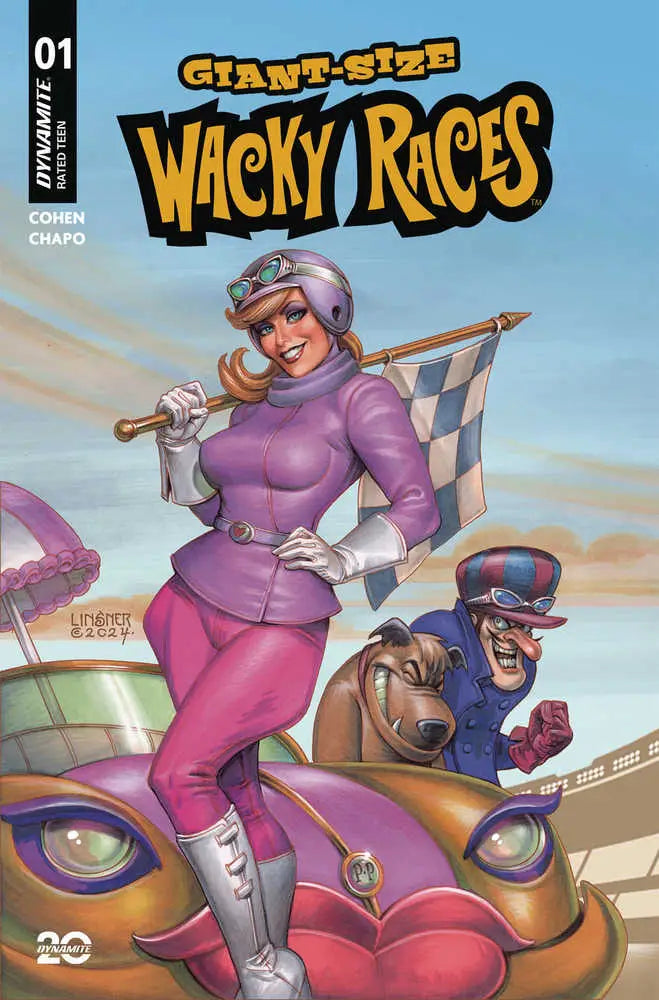 Wacky Races comic book cover featuring Ivan Cohen in Giant-Size Wacky Races #1