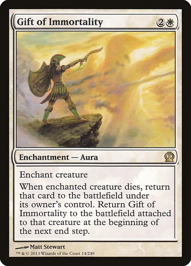 Gift of Immortality [Theros] - TCG - MTG Single