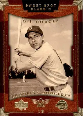 Gil Hodges - 2004 Upper Deck Sweet Spot Classic - #31 - Baseball - Baseball Card Single
