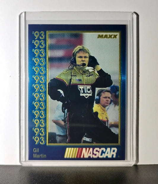 Gil Martin 1993 Maxx Premier Plus Racing #157 NASCAR Card FILMAR Racing - Racing Card Single