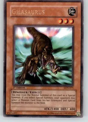 Gilasaurus - Labyrinth of Nightmare - LON-071 - Lightly Played - Yu-Gi-Oh! Card Single
