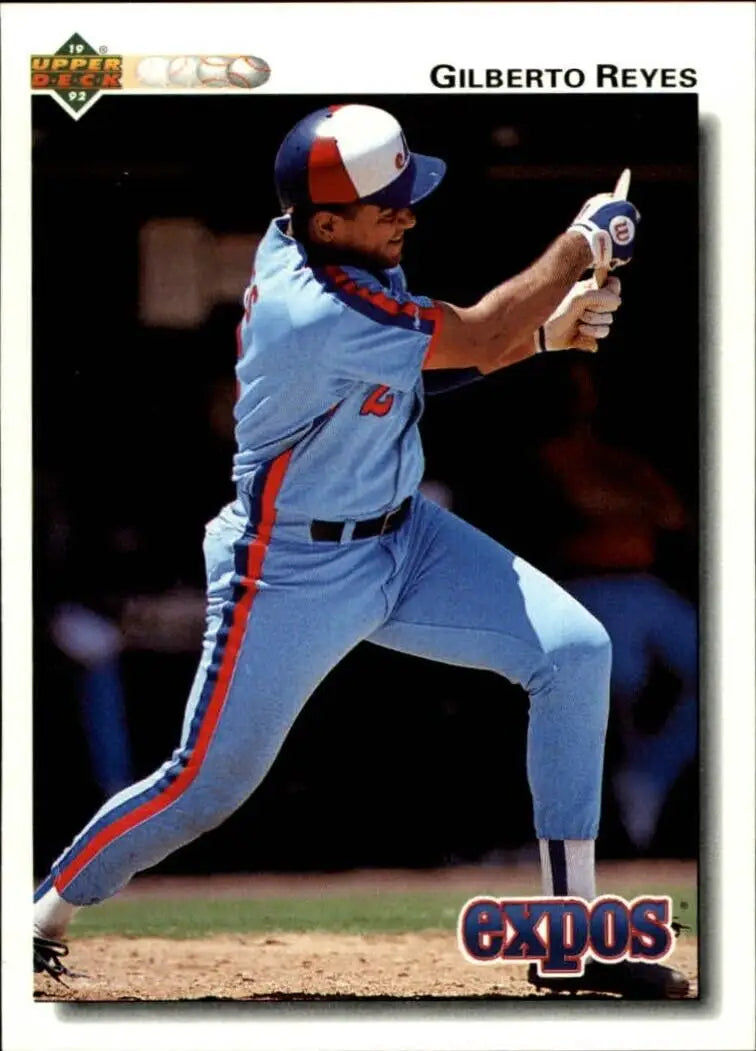 Gilberto Reyes 1992 Upper Deck MLB #230 Baseball Card Montreal Expos - Baseball Card Single