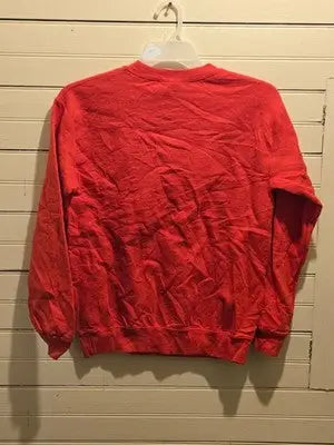 Gildan Sweatshirt Mens S Texas Red Crewneck Heavy Blend Pullover Graphic - Apparel