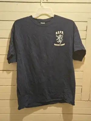 Gildan T-Shirt Mens XL Navy Nassau County 2nd Squad Illegitimi Back Print - Apparel