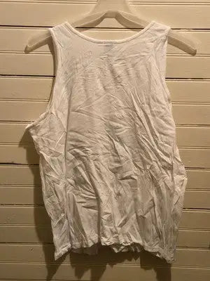 Gildan Tank Top Mens XL Ill Be Back Graphic Trump 2020 White Sleeveless - Apparel
