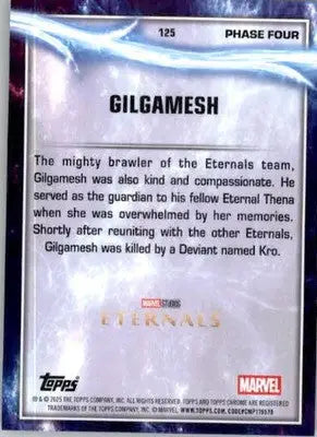 Gilgamesh - 2025 Topps Chrome Marvel Studios - #125 - Non_sport - Marvel Card Single