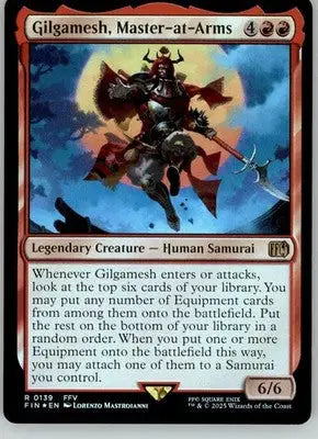 Gilgamesh Master-at-Arms - FINAL FANTASY - 139 - Foil NM Magic: The Gathering - Magic Card Single