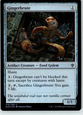 Gingerbrute - Throne of Eldraine - 219 - Foil LP Magic: The Gathering - Magic Card Single