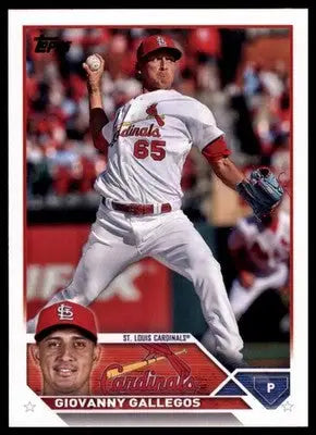 Giovanny Gallegos 2023 Topps #13 St. Louis Cardinals - Baseball Card Single