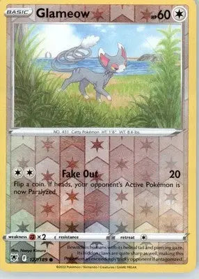 Glameow - SWSH10: Astral Radiance - Reverse Holo LP - #127/189 - Pokémon Card Single