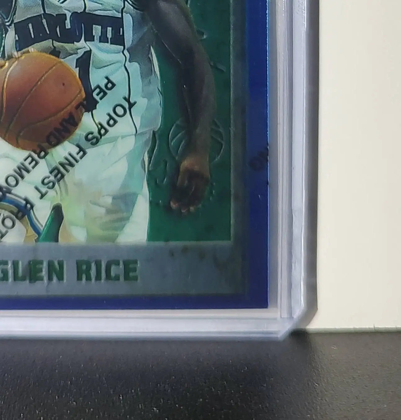 Glen Rice 1995-96 Topps Finest NBA #189 Card Charlotte Hornets