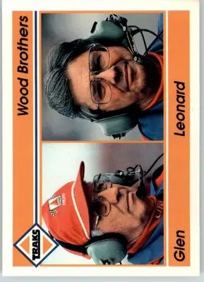 Glen Wood / Leonard Wood - 1992 Traks - #62 - Racing - Racing Card Single