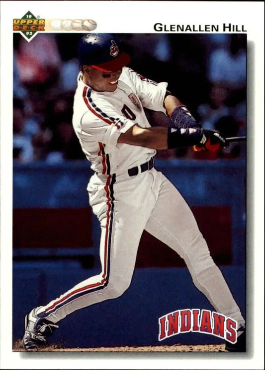 Glenallen Hill 1992 Upper Deck MLB #558 Baseball Card Cleveland Indians - Baseball Card Single