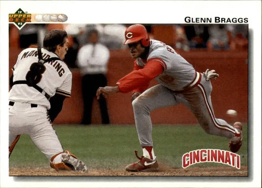 Glenn Braggs 1992 Upper Deck MLB #341 Baseball Card Cincinnati Reds - Baseball Card Single