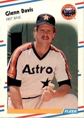 Glenn Davis - 1988 Fleer - #445 - Baseball - Baseball Card Single