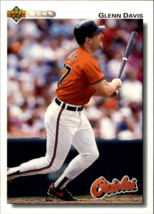 Glenn Davis 1992 Upper Deck MLB #654 Baseball Card Baltimore Orioles - Baseball Card Single