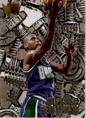 Glenn Robinson - 1995-96 Metal - #218 - Nuts & Bolts Basketball - Basketball Card Single