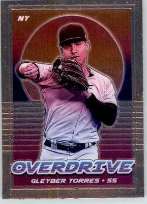 Gleyber Torres - 2021 Panini Chronicles - #6 - Overdrive Baseball - Baseball Card Single