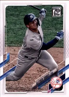 Gleyber Torres 2021 Topps #242a New York Yankees - Baseball Card Single