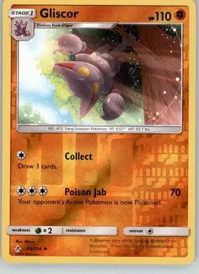 Gliscor - Unbroken Bonds - 99/214 - Reverse Holo LP Pokemon - Pokémon Card Single