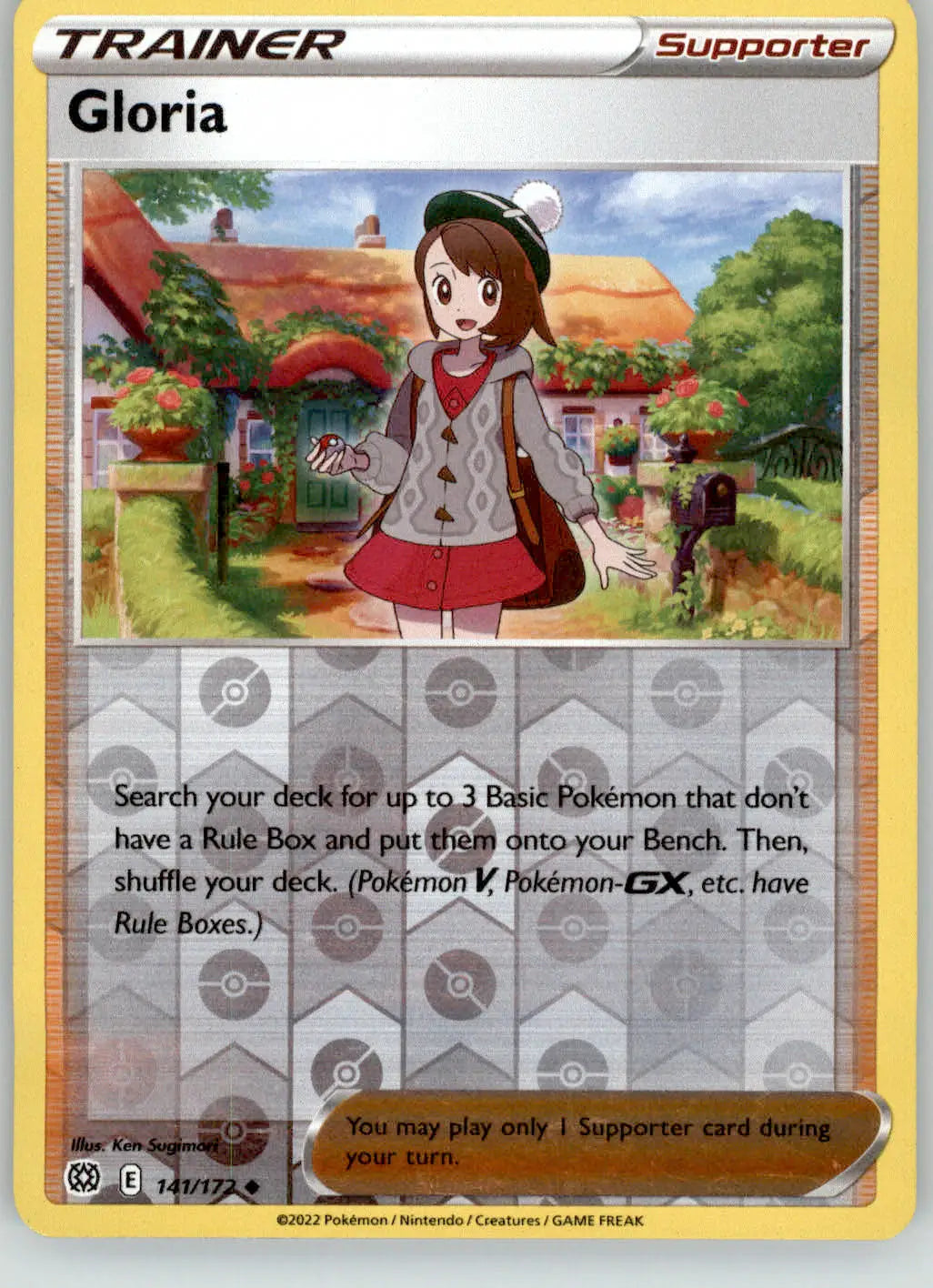 Gloria - Brilliant Stars - 141/172 - Reverse Holo LP Pokemon - Pokémon Card Single