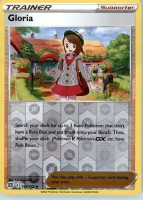 Gloria - SWSH09: Brilliant Stars - Reverse Holo LP - #141/172 - Pokémon Card Single
