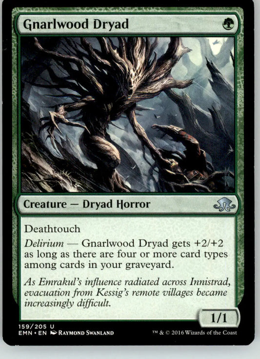 Gnarlwood Dryad - Eldritch Moon - 159 - LP Magic: The Gathering - Magic Card Single