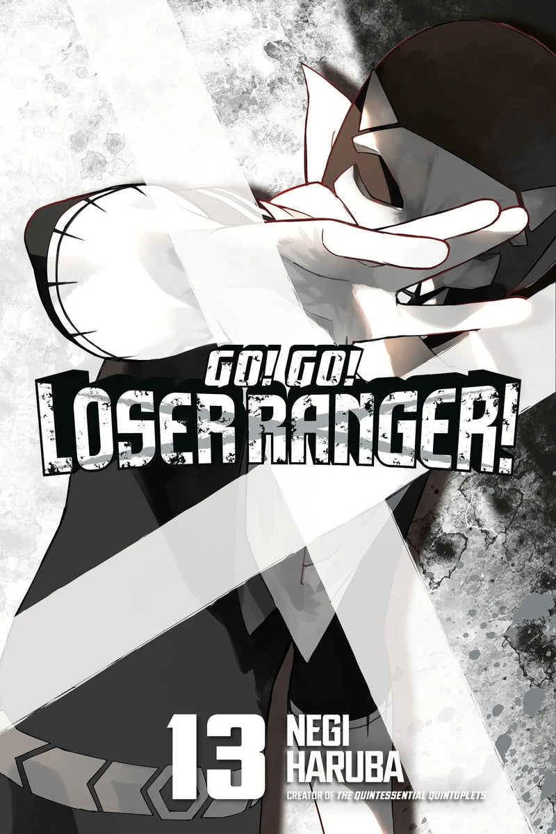 Cover art of Go! Go! Loser Ranger! volume 13 manga book on a shelf