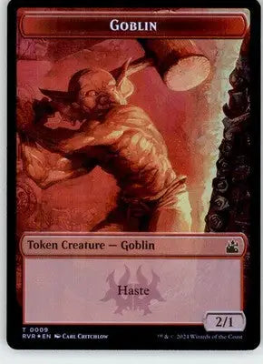 Goblin (8) // Goblin (9) Token - Ravnica Remastered - 8 // 9 - Foil NM Magic - Magic Card Single