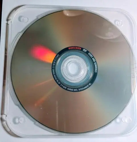 Widescreen Gods And Generals DVD with Jeff Daniels Stephen Lang in clear plastic case