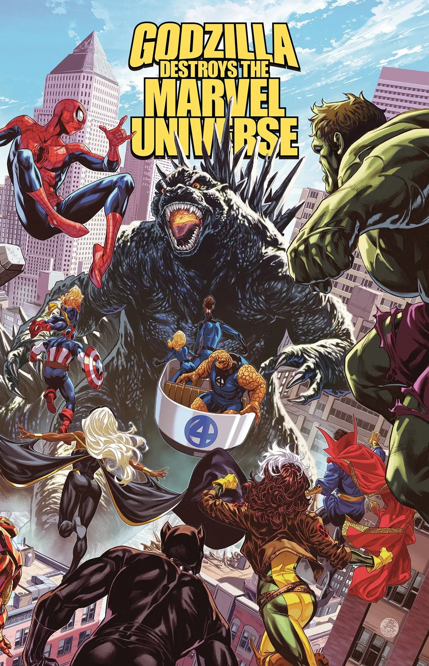 Godzilla Destroys The Marvel Universe - Graphic Novels