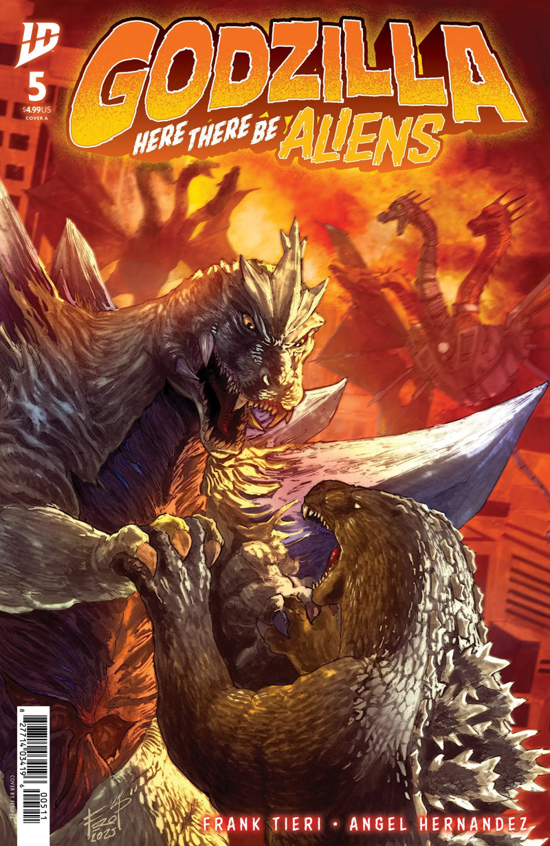 Godzilla: Here There Be Aliens #5 Cover A (Pe) - Comic Book