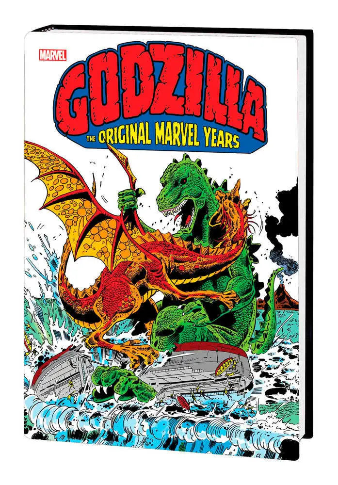 Godzilla comic book from Marvel Years Omnibus Hardcover War Giants Variant