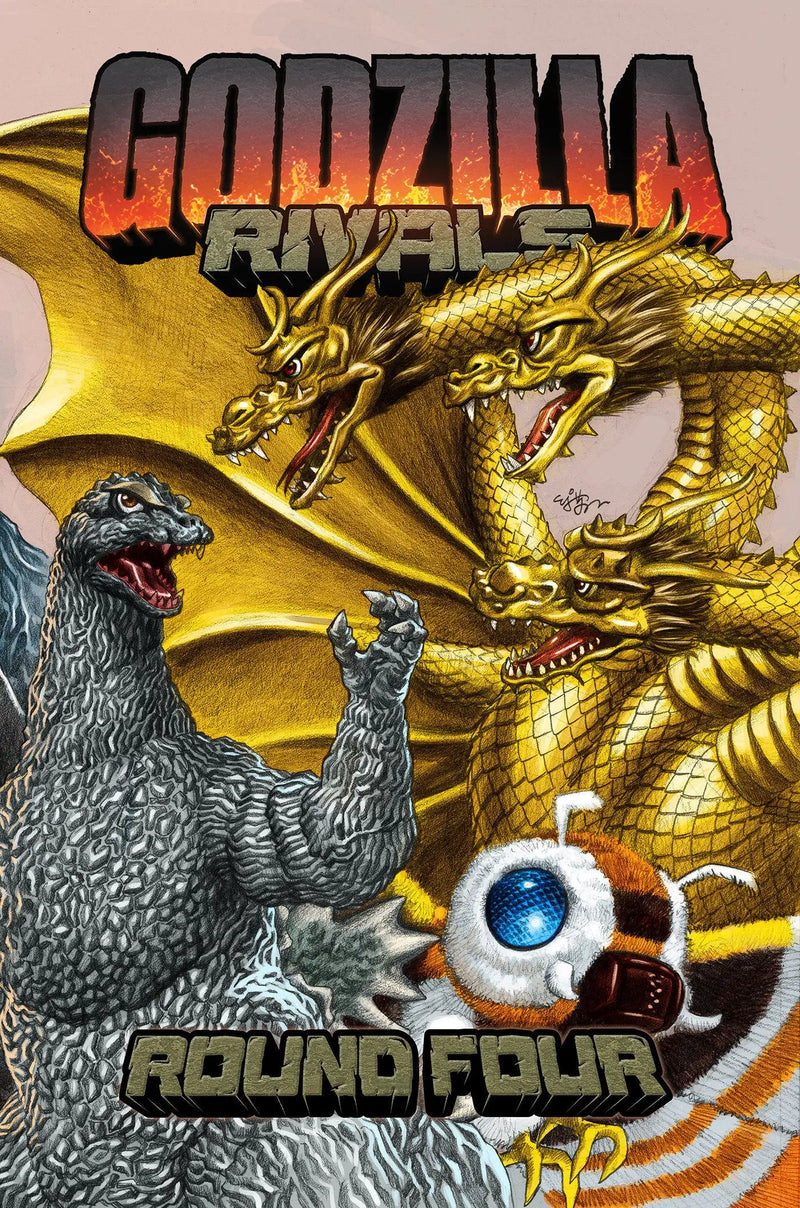 Godzilla Rivals comic book cover from Godzilla Rivals Round Four TP edition