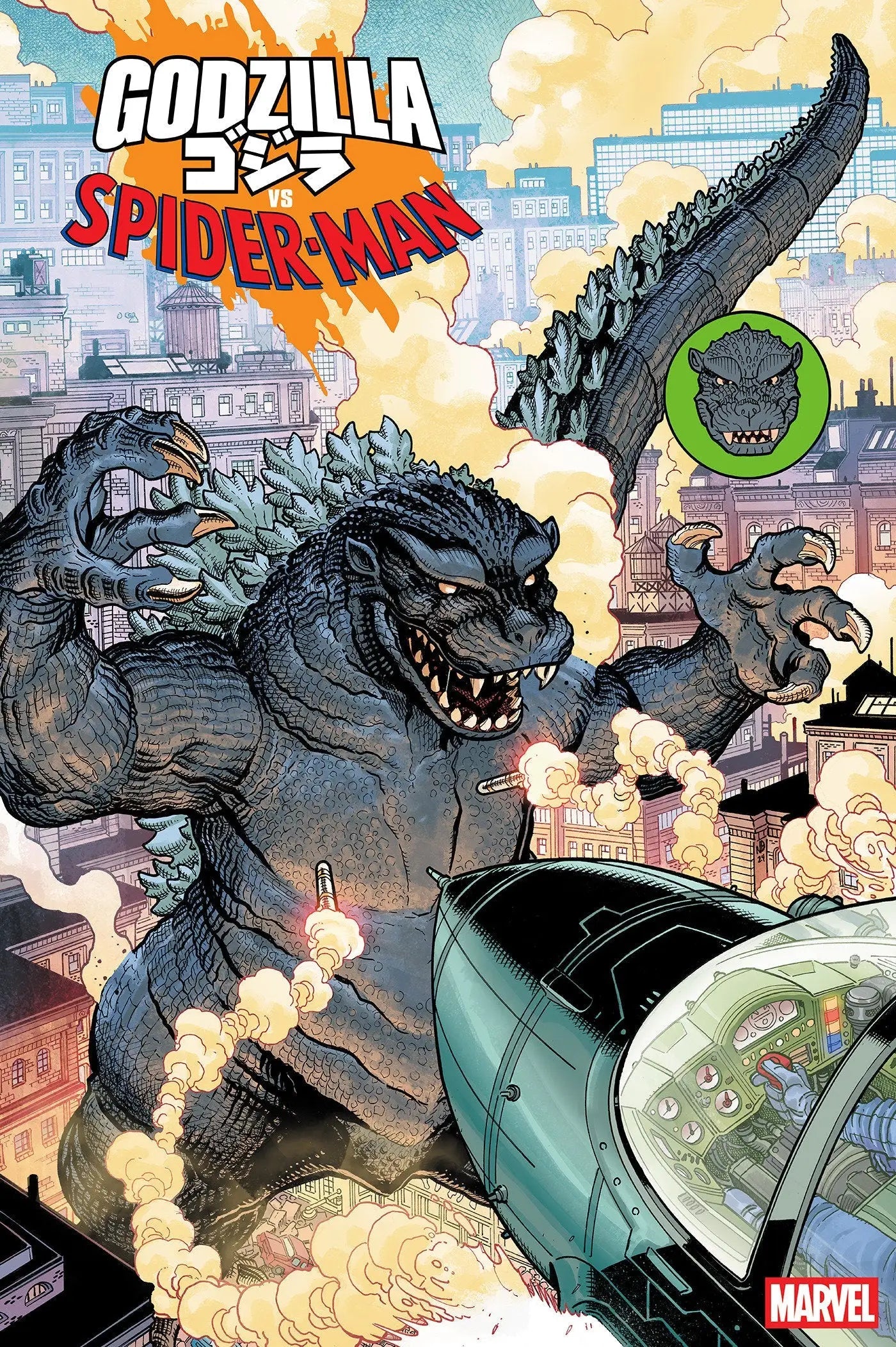Godzilla vs. Spider-Man #1 Nick Bradshaw Monster Homage Variant - Back Issues