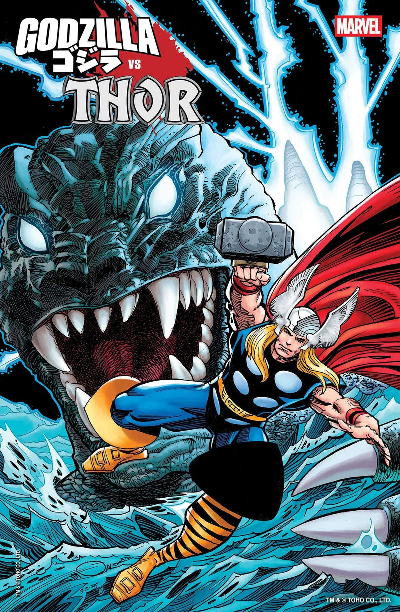 Godzilla vs. Thor #1 Walter Simonson Variant - Comic Book
