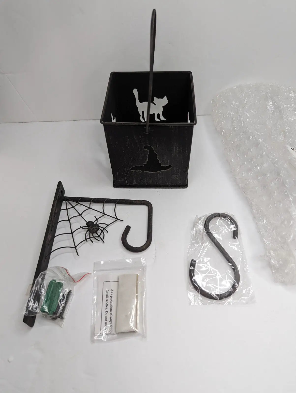 Gold Canyon Halloween Peek-a-boo Hanging Lantern and Holder NIB - Other