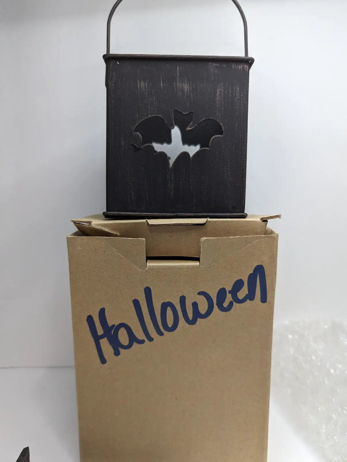 Gold Canyon Halloween Peek-a-boo Hanging Lantern and Holder NIB - Other