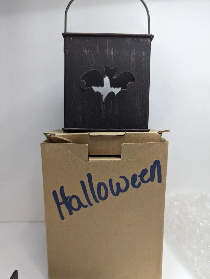 Gold Canyon Halloween Peek-a-boo Hanging Lantern and Holder NIB - Other