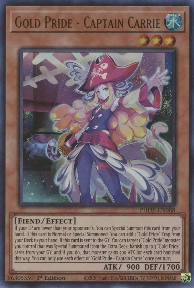 Gold Pride - Captain Carrie - Photon Hypernova (PHHY) - Yu-Gi-Oh! Card Single